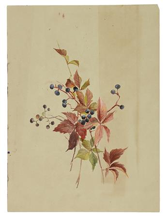 (ART.) Bridges, Fidelia. Small archive of letters by an important Gilded Age artist, with related art.